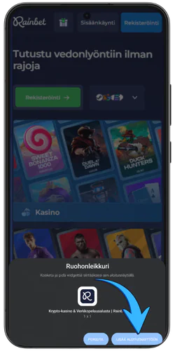 Rainbet Androidille Tarkista kaikki tiedot etiketeistä