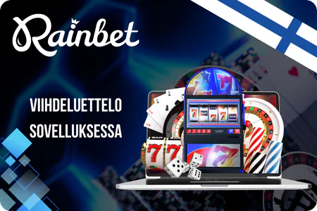 Rainbet App Viihdeluettelo sovelluksessa