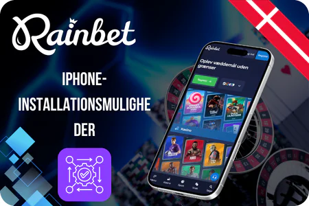 Rainbet App iPhone-installationsmuligheder