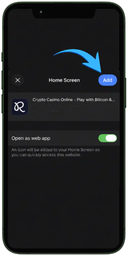 Rainbet casino app add name and agreement