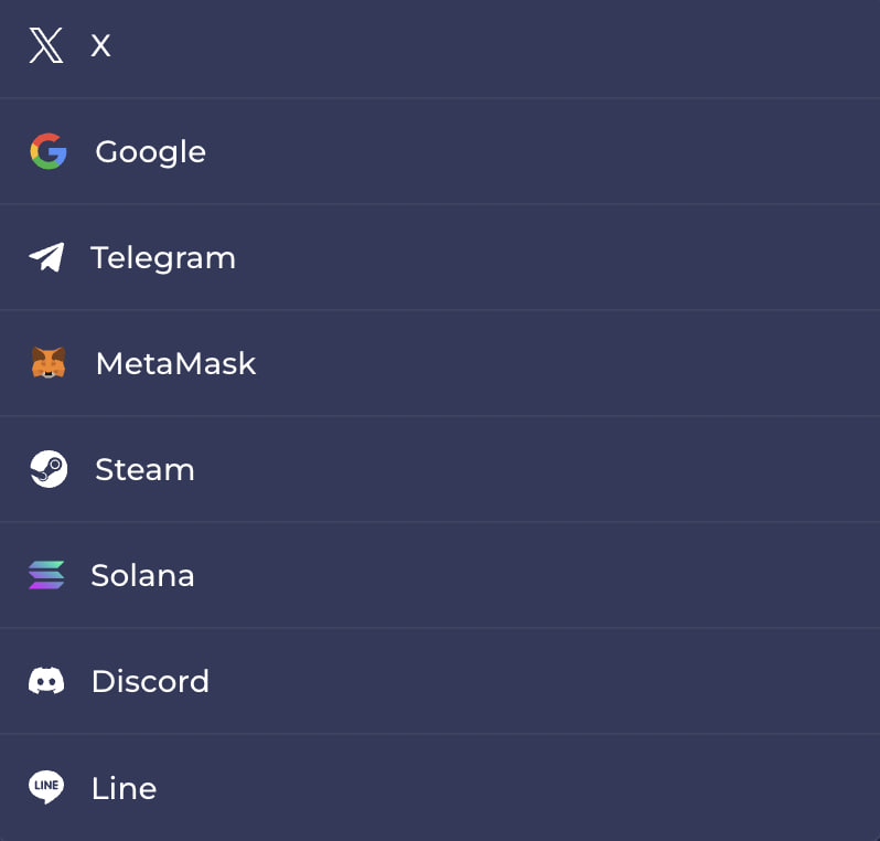 Additional ways to log in to Rainbet
